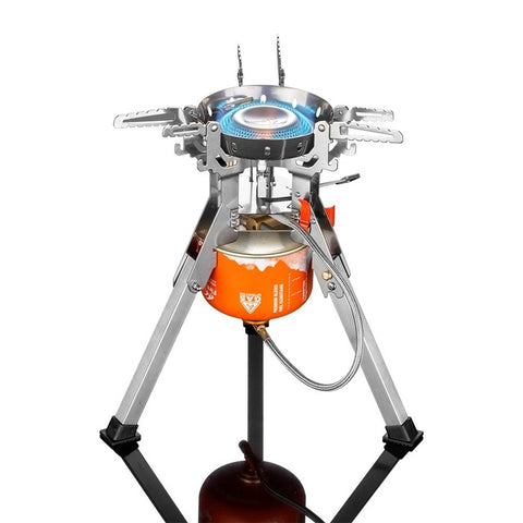 Fire Maple Upgraded Super Power Portable Camping Outdoors One-Piece Gas Stove Stainless Steel Cooking Stove FMS-108, cool gadgets and gears,[product_description] - wilderneeds