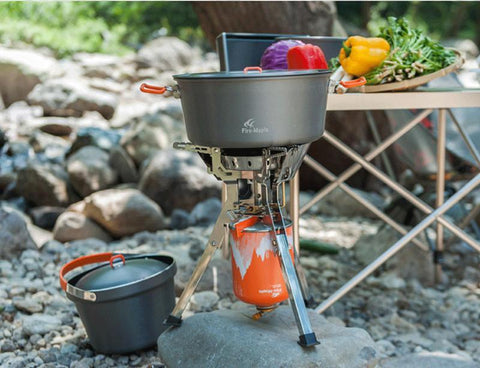 Fire Maple Upgraded Super Power Portable Camping Outdoors One-Piece Gas Stove Stainless Steel Cooking Stove FMS-108, cool gadgets and gears,[product_description] - wilderneeds