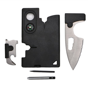 10 In 1 Credit Card Size Multi Purpose Pocket Survival Tools, cool gadgets and gears,[product_description] - wilderneeds