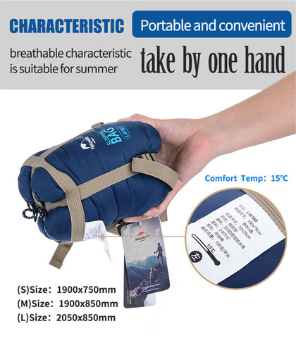 NatureHike 200cmx85cm Ultralight Sleeping Bag, sleeping bag,[product_description] - wilderneeds