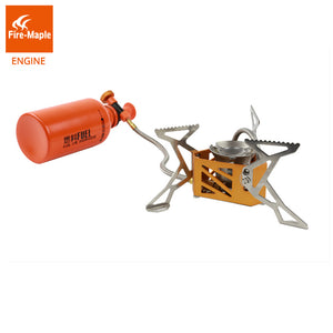 Fire Maple Engine Light Weight Outdoor BBQ Picnic Camping Split Oil Petrol Fuel Stove with 0.5L Fuel Bottle 3275W 321g FMS-F3, cool gadgets and gears,[product_description] - wilderneeds