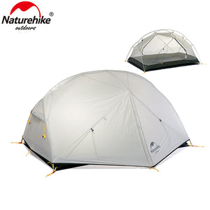 Naturehike Mongar 3 Season Camping Tent 20D Nylon Fabic Double Layer Waterproof Tent for 2 Persons NH17T007-M, ,[product_description] - wilderneeds