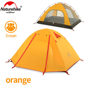 NatureHike P Series Classics Tent 210T Fabric For 3 Person NH15Z003-P, ,[product_description] - wilderneeds