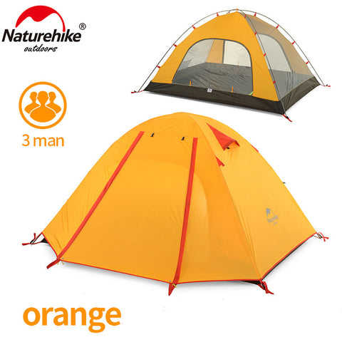 NatureHike P Series Classics Tent 210T Fabric For 3 Person NH15Z003-P, ,[product_description] - wilderneeds
