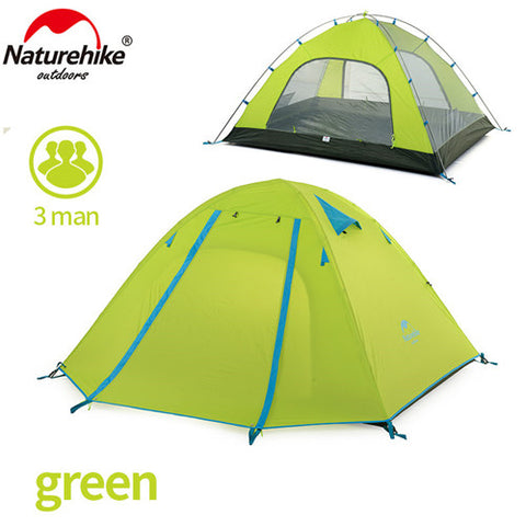 NatureHike P Series Classics Tent 210T Fabric For 3 Person NH15Z003-P, ,[product_description] - wilderneeds