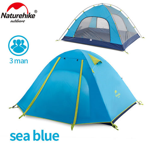 NatureHike P Series Classics Tent 210T Fabric For 3 Person NH15Z003-P, ,[product_description] - wilderneeds