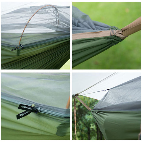 Naturehike 1 Person Hammock With Awning & Mosquito Net, hammock,[product_description] - wilderneeds