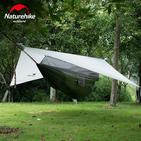 Naturehike 1 Person Hammock With Awning & Mosquito Net, hammock,[product_description] - wilderneeds