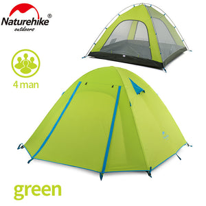 NatureHike P Series Classics Tent 210T Fabric For 4 Person NH15Z003-P, ,[product_description] - wilderneeds