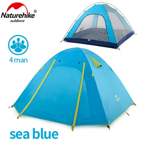 NatureHike P Series Classics Tent 210T Fabric For 4 Person NH15Z003-P, ,[product_description] - wilderneeds