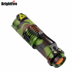 Hot Sale Military Quality CREE-Q5 LED Flashlight Army Green 3 Mode Zoomable Mini Flashlight Waterproof Torch Light, ,[product_description] - wilderneeds