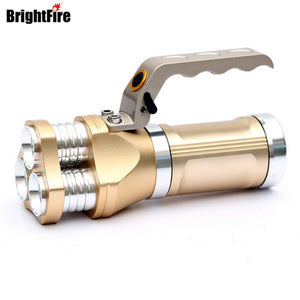 Profession 3 XML-T6 Light Sources Rechargeable Spotlight Waterproof Flashlight Searchlight 5 Modes Torch Light for Camping, ,[product_description] - wilderneeds