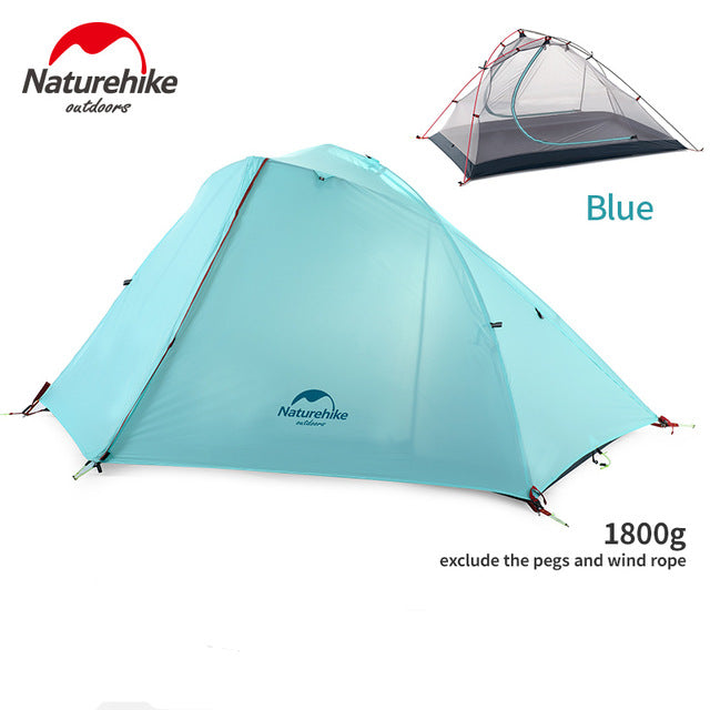 20d vs 210t tent Naturehike Wind-Wing 1-2 Person Tent Hiking Camping Tent Ultralight 20 – wilderneeds