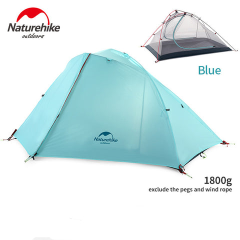 Naturehike Wind-Wing 1-2 Person Tent Hiking Camping Tent Ultralight 20D/210T Fabric NH16S012-S, ,[product_description] - wilderneeds