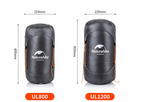 Naturehike Ultralight Mummy Sleeping Bag For a Warm Winter UL800/UL1200, sleeping bag,[product_description] - wilderneeds