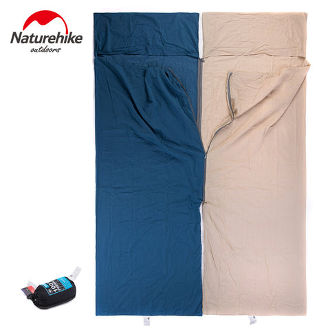 Naturehike Ultralight Splicing Envelope Sleeping Bag Cotton Liner, sleeping bag,[product_description] - wilderneeds