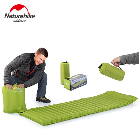 Naturehike Super Light Air Mat With Fast Filling Air Bag, Inflatable Camping Mat,[product_description] - wilderneeds