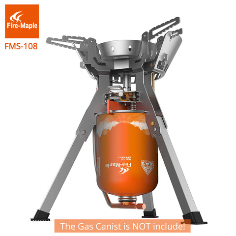 Fire Maple Upgraded Super Power Portable Camping Outdoors One-Piece Gas Stove Stainless Steel Cooking Stove FMS-108, cool gadgets and gears,[product_description] - wilderneeds