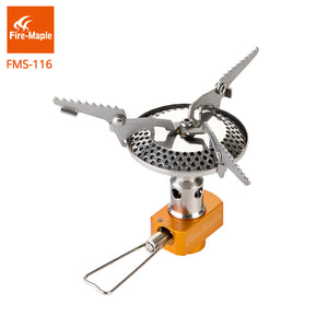 Fire Maple One-Piece Stainless Gas Outdoor Stove Big Burner Folding Lightweight 2820W Outdoor Camping Equipment Gear FMS-116, cool gadgets and gears,[product_description] - wilderneeds