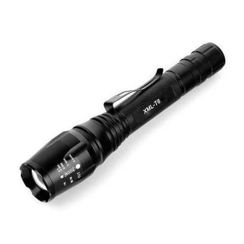 Super Bright Strong Light Zoom CREE XML-T6 5 Modes LED Flashlight Waterproof 6000 Lumen Police Flashlights 18650 Torch Lights, ,[product_description] - wilderneeds