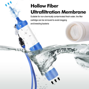 Portable Water Emergency Camping Hiking Pressure Outdoor Purifier Wild Drinking Survival Kit Water Filter B2Cshop, ,[product_description] - wilderneeds