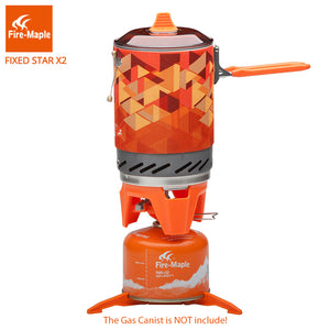 Fire Maple Fixed Star 2 Personal Cooking System Outdoor Hiking Camping Equipment Oven Portable Propane Gas Stove Burner FMS-X2, cool gadgets and gears,[product_description] - wilderneeds