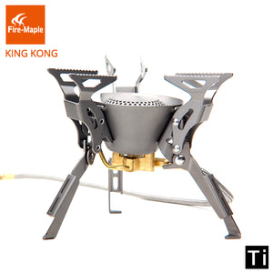 Fire Maple KING KONG Titanium Outdoor Camping Hiking Folding Burners Split Gas Stove Equipment 199g 2450W FMS-100T, cool gadgets and gears,[product_description] - wilderneeds