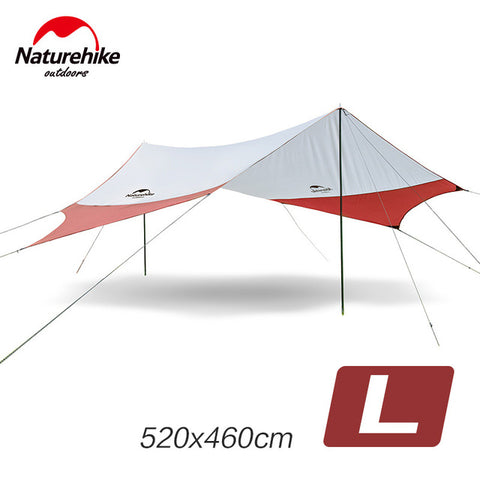 Naturehike Large Camping Tent Awning Outdoor Beach Awning 6 Persons Tent NH16T013-S without Tent Poles, ,[product_description] - wilderneeds