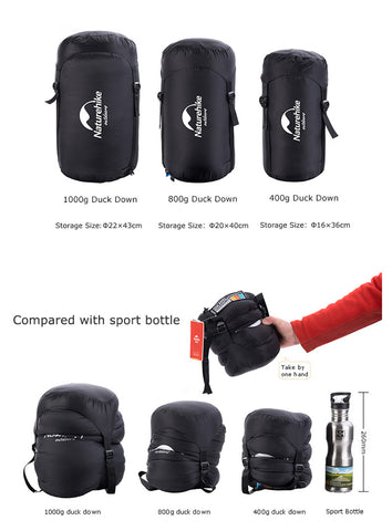 Naturehike Mummy Duck Down Sleeping Bag, sleeping bag,[product_description] - wilderneeds